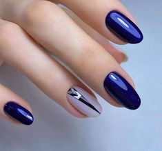 Nail Designs Easy Diy, Nails Art Designs, Beauty Hacks Nails, Nagellack Trends, Mirror Nails, Nail Art Summer, Chic Nails, Purple Nails, Acrylic Nail Designs