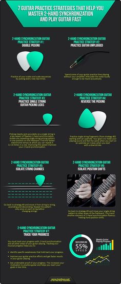 the info sheet shows how to use guitar strings for music lessons and performance tips, as well as instructions on how to use them