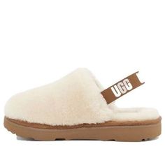 (PS) UGG Fluff Yeah Clog Slipper 'Natural' 1123633K-NAT Clog Slippers, Clogs, Slippers