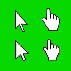 an image of hand cursive symbols on green screen with thumb up and down