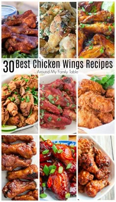 the best chicken wings recipes around my family table