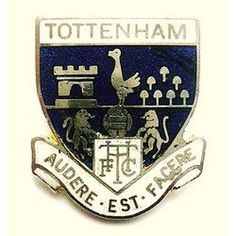 the badge for tottenham, where there is an animal on it's back