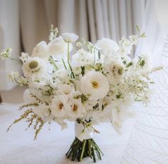 All White Fall Wedding Bouquet, Feb Wedding Flowers, Bride Small Bouquets, White Natural Wedding Bouquet, Wedding Day Bouquet, White Flower Boquettes, White Champagne Wedding Flowers, Wispy Wedding Bouquet, Timeless Elegant Wedding Bouquet