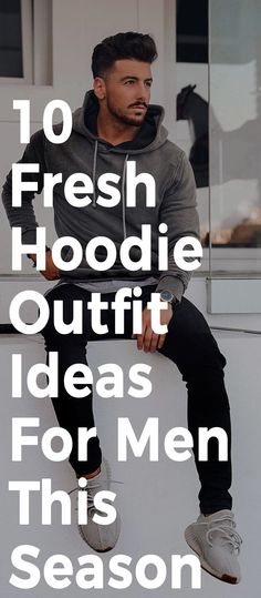 Style A Hoodie Outfit, Men’s Hoodie Outfit, White Hoodie Outfit Men, Style A Hoodie, Hoodie Outfit Ideas, Fresh Hoodie, Red Sweater Outfit, White Sweater Outfit, Anniversary Cards For Boyfriend