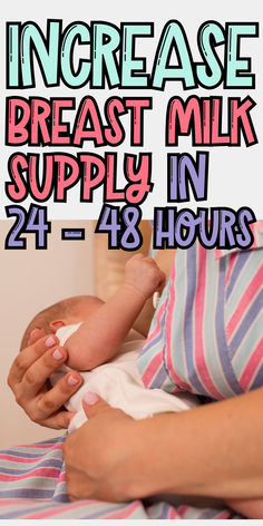 the breast milk supply is in 24 hours