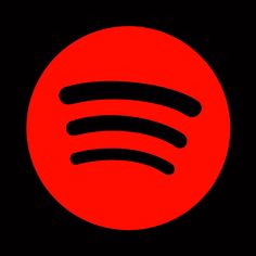 spotify app icon personalised red and black aesthetic theme iPhone wallpaper Red And Black App Icons, Black And Red Icons, Iphone Red Wallpaper, Spotify Logo, Black App Icons, App Logos, Red And Black Wallpaper, App Store Icon