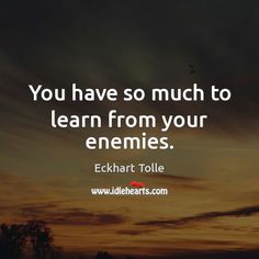 you have so much to learn from your energies echant tolle