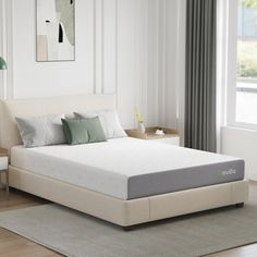 an image of a bedroom setting with mattress