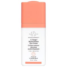 Find DRUNK ELEPHANT C-tango Vitamin C Eye Cream on Editorialist. A rich and restorative eye cream featuring eight peptides, five forms of vitamin C, and cucumber extract for firmer-, brighter-looking skin. Skin Type: Normal, Dry, Combination, and Oily Skincare Concerns: Fine Lines and Wrinkles, Dryness, and Loss of Firmness and Elasticity Formulation: CreamHighlighted Ingredients:- Power 5C Vitamin Complex: Five forms of vitamin C work together to brighten the look of uneven tone and visibly firm the skin. Paired with peptides and antioxidants like vitamin E and superoxide dismutase, this complex offers unparalleled defense against damaging UV rays, pollution, and other free radicals. Vitamin C Eye Cream, Natural Eye Cream, Anti Aging Eye Cream, Eye Creams, Oily Skin Care, Skin Care Kit, Natural Eyes, Repair Cream, Drunk Elephant