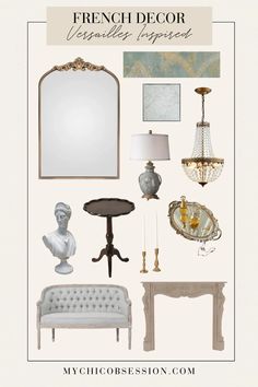 french decor essentials for the home