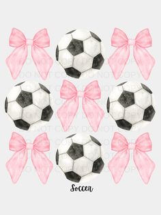 Cute Soccer Backgrounds, Cute Wallpapers Ipad, Preppy Iphone Wallpaper, Cute Soccer Pictures, Preppy Designs, Wallpaper Country, Summer Prints Wallpaper, Soccer Bow, Bow Drawing