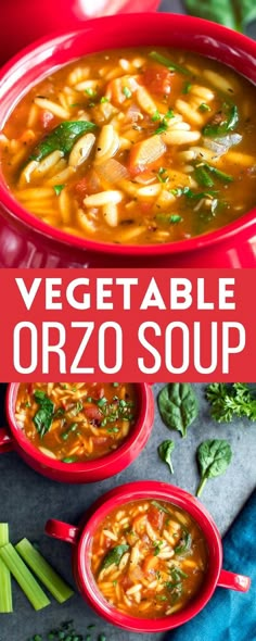 orzo soup with fresh vegetables Vegetable Orzo Soup, Vegetable Orzo, Orzo Soup, Orzo Recipes, Vegetable Soup Recipes, Veggie Soup, Lunch Meal Prep, Easy Soups, Easy Soup Recipes