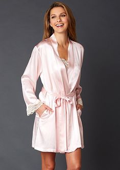 silk robe in ‘Delicate’ Silk Camisole Top, Silk Cami Top, Silk Bra, Silk Chemise, Silk Nightgown, Short Gowns, Silk Cami, Silk Camisole, Silk Robe