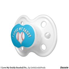 a white pacifier with pink sprinkles on it's side is shown