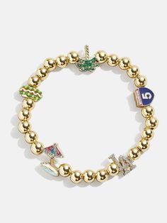 MLB Pisa Charm Bracelet - Los Angeles Dodgers Sports Nails, Baseball Fan, Fan Gear, Bead Charm Bracelet, Cool Outfits For Men, Los Angeles Dodgers, Pisa, Favorite Team, Mlb