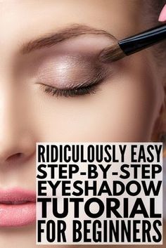 Step By Step Eyeshadow, Eyeshadow Guide, Eyeshadow Tutorial For Beginners, Eyeshadow Tips, Apply Eyeshadow, How To Apply Eyeshadow, Denise Richards, Hooded Eyes, Eye Makeup Tips