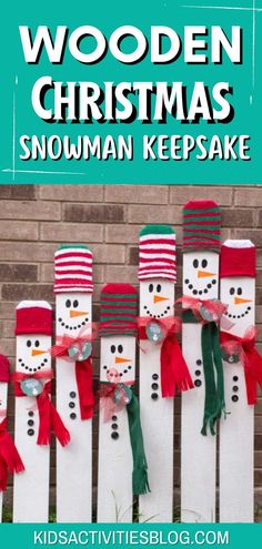 wooden christmas snowman keepsakes made out of wood sticks