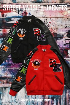 Letter BK Street Fashion Varsity Jacket | Jersey One