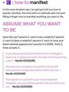 Quotes Dream, To Be Wanted, Become Wealthy, Spiritual Manifestation, Neville Goddard, Self Concept, Self Affirmations