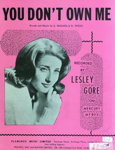 an old sheet music cover for you don't own me, featuring a woman with her hand on her face