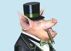 The RICH Pig. Tax Avoidance, Filthy Rich, Fear And Loathing, Social Security, The Truth, Want You, Federal