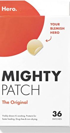 Amazon.com: Hero Cosmetics Mighty Patch™ Original Patch - Hydrocolloid Acne Pimple Patch for Covering Zits and Blemishes, Spot Stickers for Face and Skin (36 Count) : Beauty & Personal Care Acne Pimple Patch, Blind Pimple, Pimples Under The Skin, Beauty Pie, Pimples Overnight, Pimple Patches, Pimple Patch, Cystic Acne