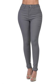 PRICES MAY VARY. High waisted jeans with skinny legs for women, simple, stylish style, tight hips and thighs, perfect shape curve. Create a stylish and sexy woman. Super Stretchy Material Ensures a Perfect Curve Conforming Fit For Every Build; stretches like a jegging with a feel, look and durability of real denim; jeans allow for up to an additional 2 to 2.5 inches of stretch at waistband and hips Easy to match, different styles can choose from the unique ones, it is a fully matched pair of jea Corset Pants, Harajuku Women, Slim Denim, Juniors Jeans, Destroyed Jeans, Jeans For Women, High Waisted Denim, Colored Jeans, Fashion Lover