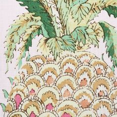 a cross stitch pattern of a pineapple