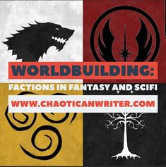 a poster with the words world building written in black and red, white and yellow