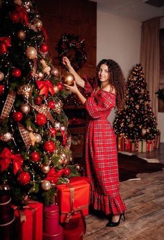 Xmas Photoshoot, Plaid Christmas Dress, Christmas Day Outfit, Red Plaid Dress, Christmas Dress Women, Flannel Dress, Eve Outfit