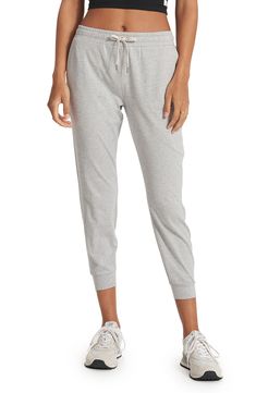 Vuori Performance Joggers | Nordstrom Comfy Leisure Activewear With Drawstring, Relaxed Fit Drawstring Sweatpants For Lounging, Comfortable Loungewear Activewear With Drawstring, Lounging Sweatpants With Drawstring And Relaxed Fit, Cozy Joggers For Jogging, Loosely Fitted Pull-on Style Sweatpants, Loose Fit Drawstring Sweatpants For Lounging, Loosely Fitted Sweatpants With Drawstring For Loungewear, Athleisure Joggers With Elastic Waistband For Loungewear