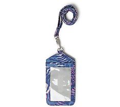 Keep identifying information and small essentials in this handy lanyard offering a lightweight, water-resistant design and RFID protection to prevent data theft. From Baggallini. Lanyard Id Holder, Id Lanyard, Bus Pass, Id Holder, Fashion Handbags, Blue Purple, Lanyard, Blue And Purple, Water Resistant