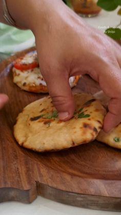 Mini Naan, Pizza Naan, Hair Growth Oil Recipe, Naan Recipe, Mini Pizza, Growth Oil, Whole Wheat Flour, Hair Growth Oil, Whole Wheat