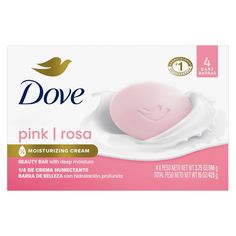 Dove Beauty Pink Deep Moisture Beauty Bar Soap - 3.75oz Each : Target Dove Pink Soap, Dove Deep Moisture, Dove Bar Soap, Dove Bar, Dove Beauty Bar, Pamper Skin, Dove Beauty, Pink Soap, Gentle Skin Cleanser