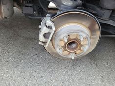 the front brake and disc of a vehicle