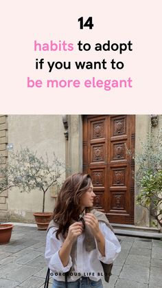 How to be classy. Classy woman tips on how to live a classy lifestyle. How to be classy and elegant. How to act like a lady. How to be a High value woman Ettiquette For A Lady, Classic Style Icons, Small Habits