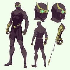 the concept art for an upcoming animated movie, shows off his armor and headgear