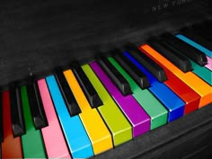 a colorful piano with the words sit te stesso, tatti gli altori song gia stati acceptate