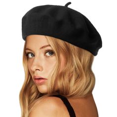 PRICES MAY VARY. Premium Quality Material: This brand new French Beret is made of 90% pure wool and 10% acrylic.Comfortable,warm and breathable for your skin,suitable for young girls and women Size And Color: Free size with good stretch(One size fit the most) and various classic colors for you to choose, Black, Red, Camel,Burgundy, Pink, Purple, Blue, Gray, etc. Mutiple Ways Of Wearing: The solid color breret hat is inside-foldable,so you can wear it as the picture shows or you could unfold it w French Beret, Wool Beret, Berets Cap, Wool Berets, Style Winter, Beret Hat, Lilac Color, Good Stretches, Caps For Women