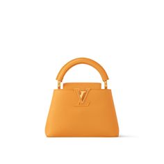 LOUIS VUITTON® - Capucines Mini - Ocher Louis Vuitton Capucines Mini, Capucines Mini, Louis Vuitton Capucines, Louis Vuitton Official Website, Mini Handbag, Fancy Bags, Louis Vuitton Official, Swag Shoes, Mini Handbags