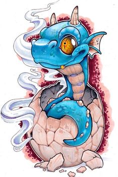 Nostalgic Charm Gorgeous Styles for Lengthy Locks Graffiti Characters, New School Tattoo, Dragon Pictures, Desenho Tattoo, Graffiti Drawing, Dragon Artwork, Blue Dragon, School Tattoo, Flash Art