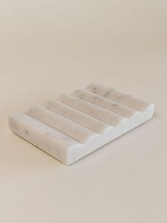 a white object sitting on top of a table