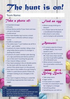 the hunt is on easter egg hunt printables for kids and adults to play with