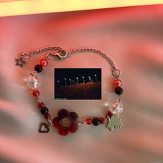 Enhypen Dark Blood bracelets, engene, bite me by SKZDESIGNSTUDIO on Etsy Customized Red Casual Jewelry, Customized Casual Red Jewelry, Casual Customized Red Jewelry, Casual Red Customized Jewelry, Enhypen Bracelet, Kpop Jewelry, Dark Blood, Bite Me, Bead Ideas