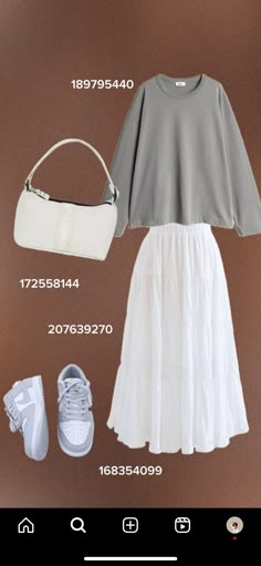 White Combination Colour Outfit, Meeting Outfit, Stile Hijab, Modesty Outfits, Modesty Fashion, Shein Outfits, Capsule Outfits, Muslim Fashion Outfits