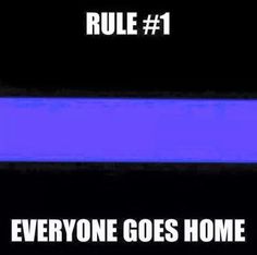 two blue and black horizontals with the words rules 1 everyone goes home