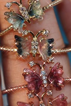 Browse our collection of magical jewelry to spice up any outfit. Shop online at BisouLovely.com! Butterfly Colors, Fairy Ring, Tiara Ring, Butterfly Fairy, Magical Jewelry, Jewelry Accessories Ideas, Butterfly Ring