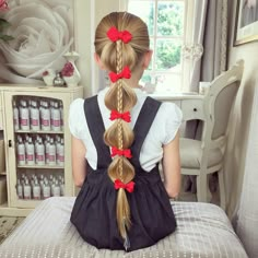 Sweethearts Hair Design, Baby Girl Hairstyles Curly, Girls School Hairstyles, Easy Little Girl Hairstyles, Girl Hair Dos, Girls Hairstyles Easy, Bella Hair, Easy Hairstyles For School, Toddler Hairstyles Girl