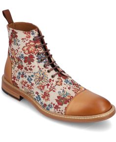 in stock Taft Boots, Taft Shoes, Floral Ankle Boots, Cap Toe Boots, Floral Boots, The Jack, Boot Accessories, Design Aesthetic, Shoe Care