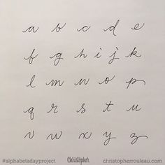 the letters are written in cursive handwriting